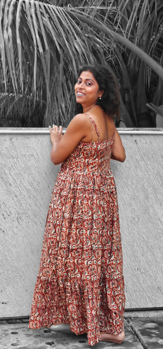 Kalamkari Sun Dress