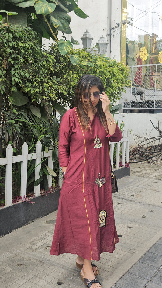 Gulmohar grace Long Dress