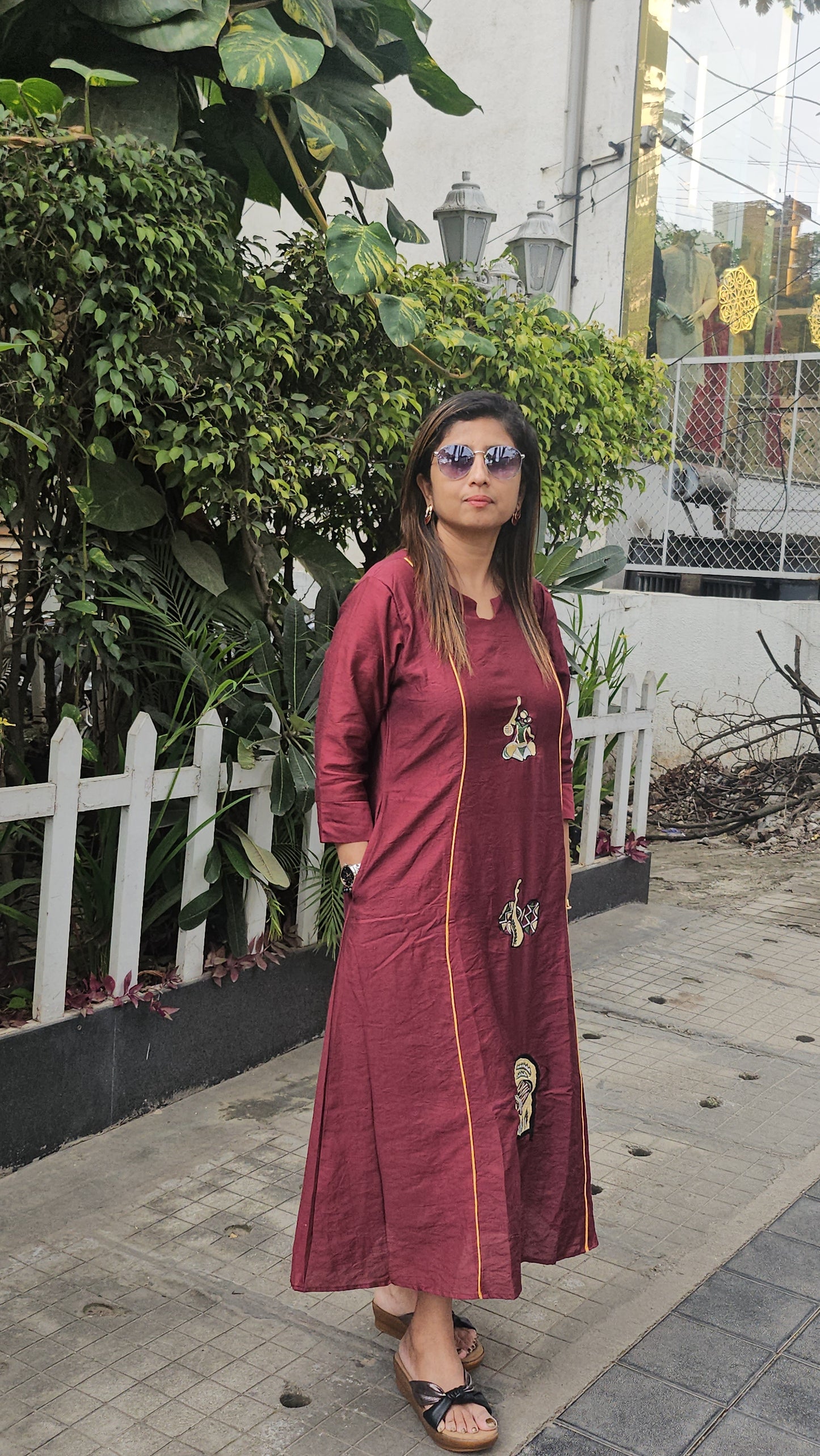 Gulmohar grace Long Dress