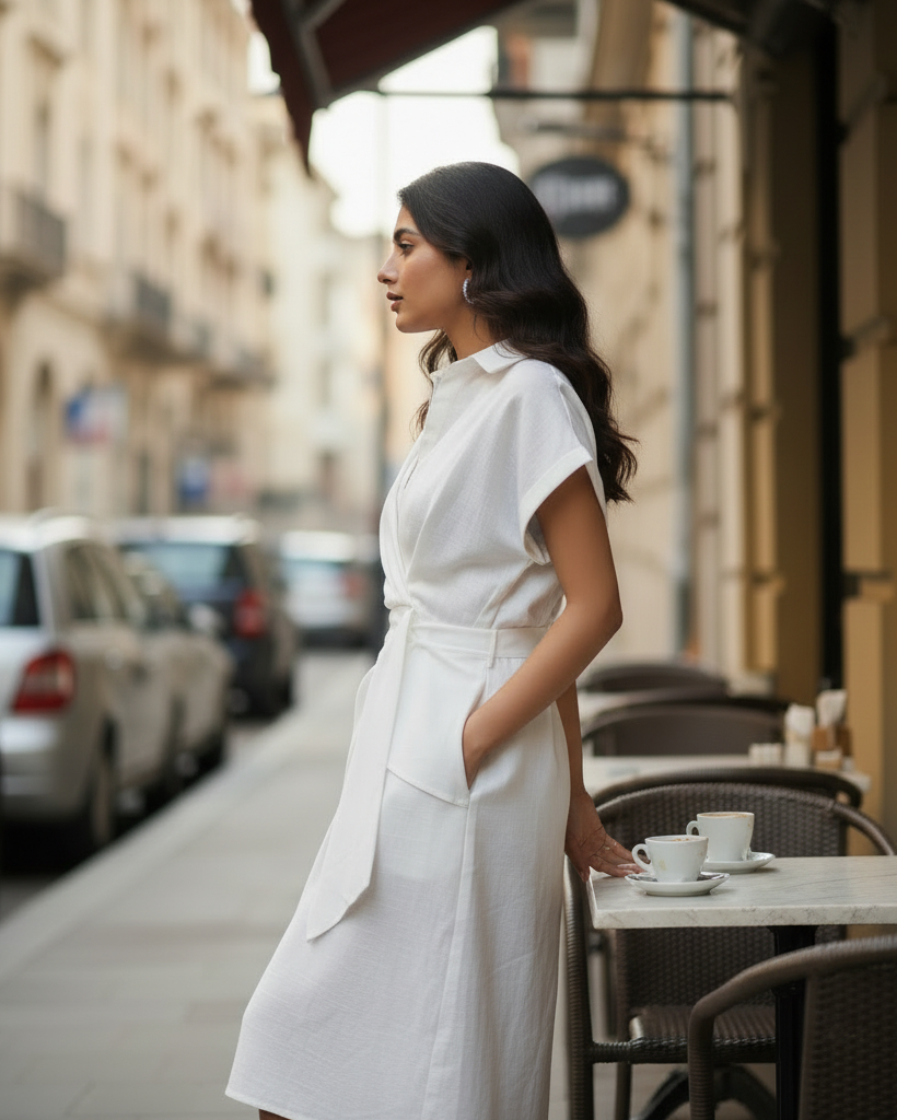 Urban Pearl Shirt Dress