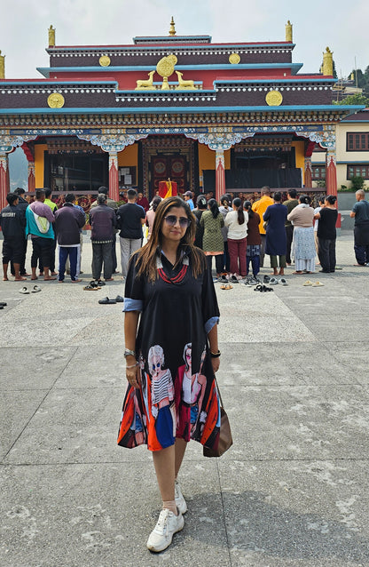 Smooth korean midi dress