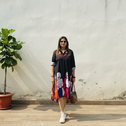 Smooth korean midi dress