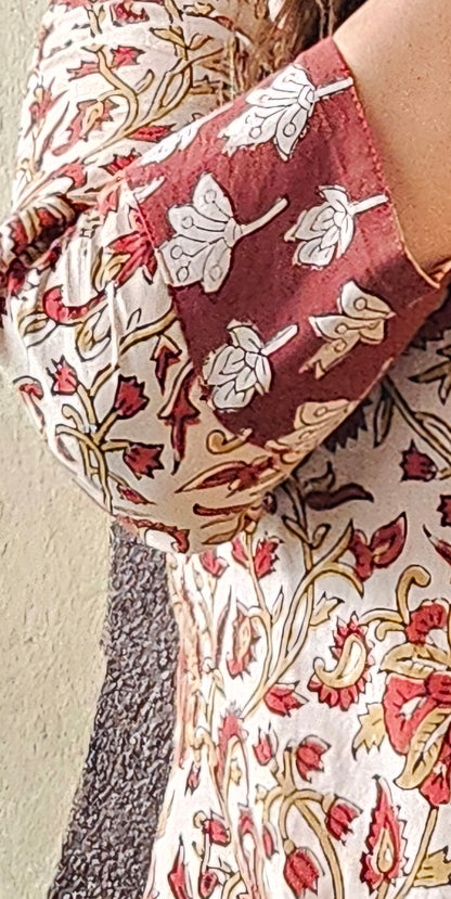 COTTON HANDBLOCK PRINT TOP