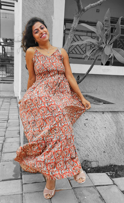 Kalamkari Sun Dress