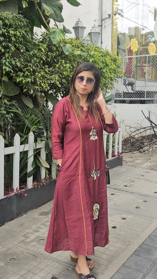 Gulmohar grace Long Dress