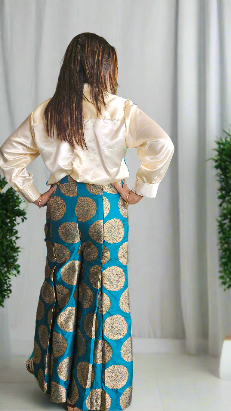 Zyra Brocade Flares