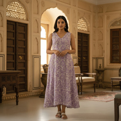 Lavender Aline comfy dress