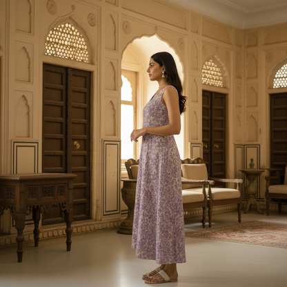 Lavender Aline comfy dress