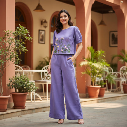 Lilac Bloom Co-ord Set