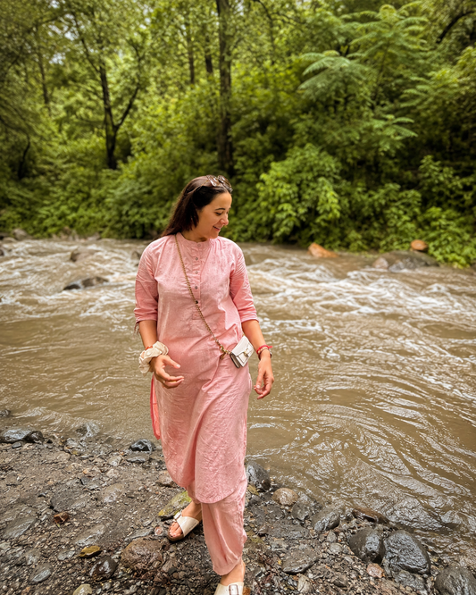 Dusty Rose Kurta Set