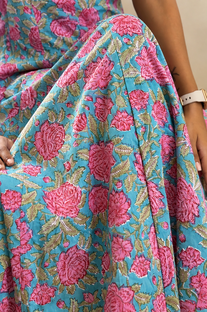 Rosewood Flared Maxi Dress