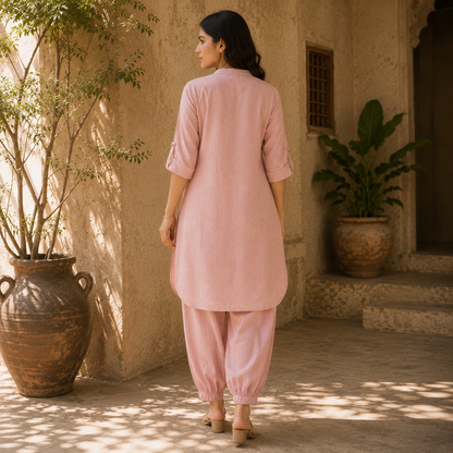 Dusty Rose Kurta Set