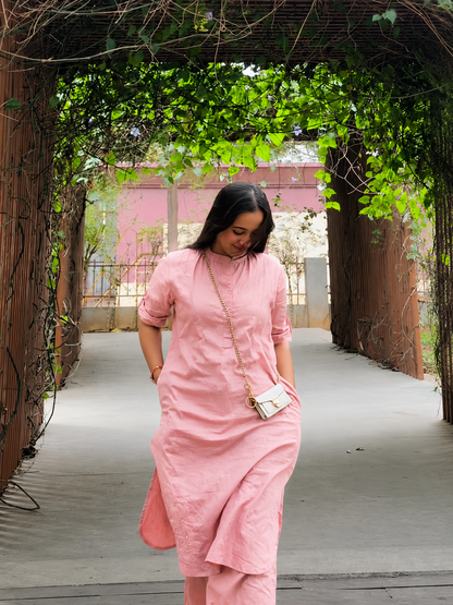 Dusty Rose Kurta Set