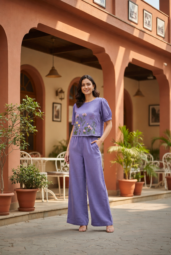 Lilac Bloom Co-ord Set