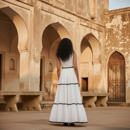 White Santorini Breeze Coord Set