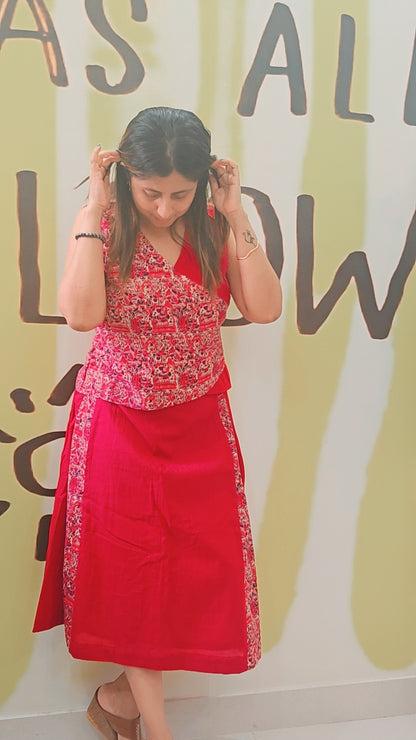 Ruby heritage Co-ord set