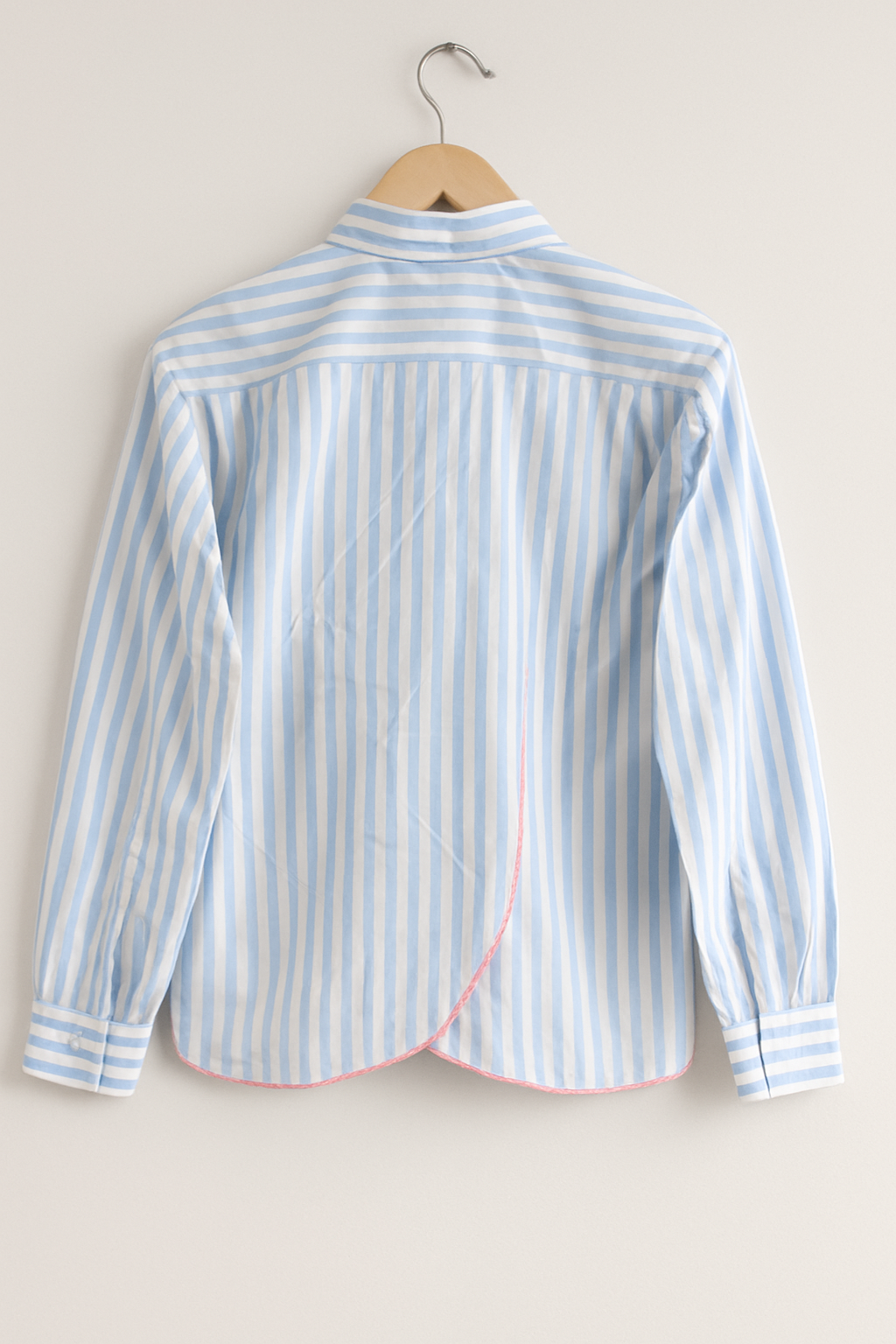 Cotton Scallop Blush Shirt